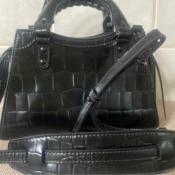 *Authentic* Balenciaga Neo Class City Mini croc bag - Picture 3 of 7